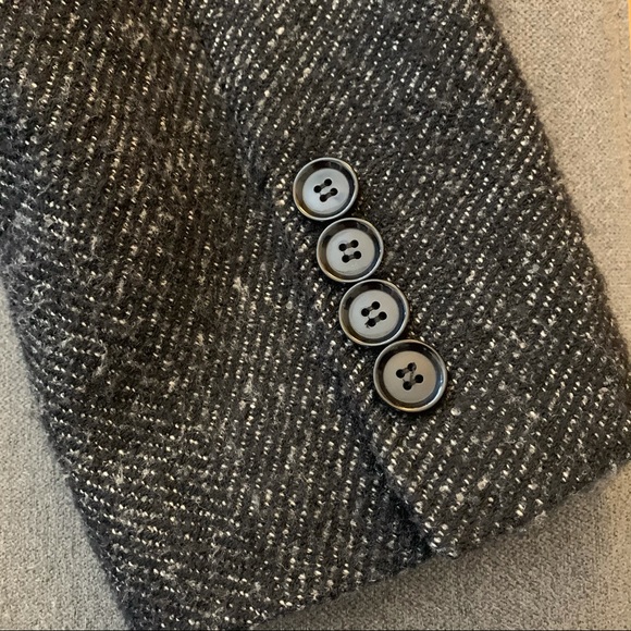 Dolce & Gabbana Men’s Single Breasted Wool Blend coat - charcoal Gray - Picture 13 of 16